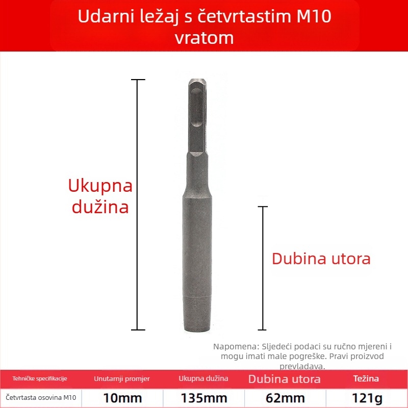 Krom čelični mehanički proširivač vijka – Perkusijsko kućište za ugradnju sidra, Nacionalni standard, 1-dijelni komplet, za popravak strojeva