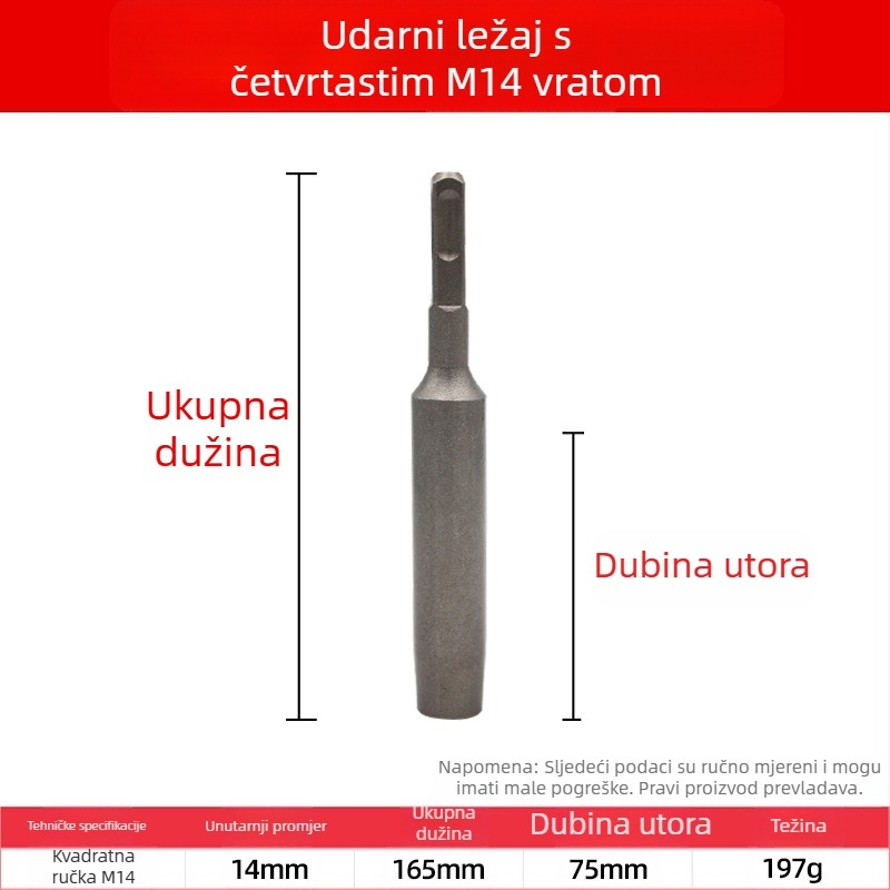 Krom čelični mehanički proširivač vijka – Perkusijsko kućište za ugradnju sidra, Nacionalni standard, 1-dijelni komplet, za popravak strojeva