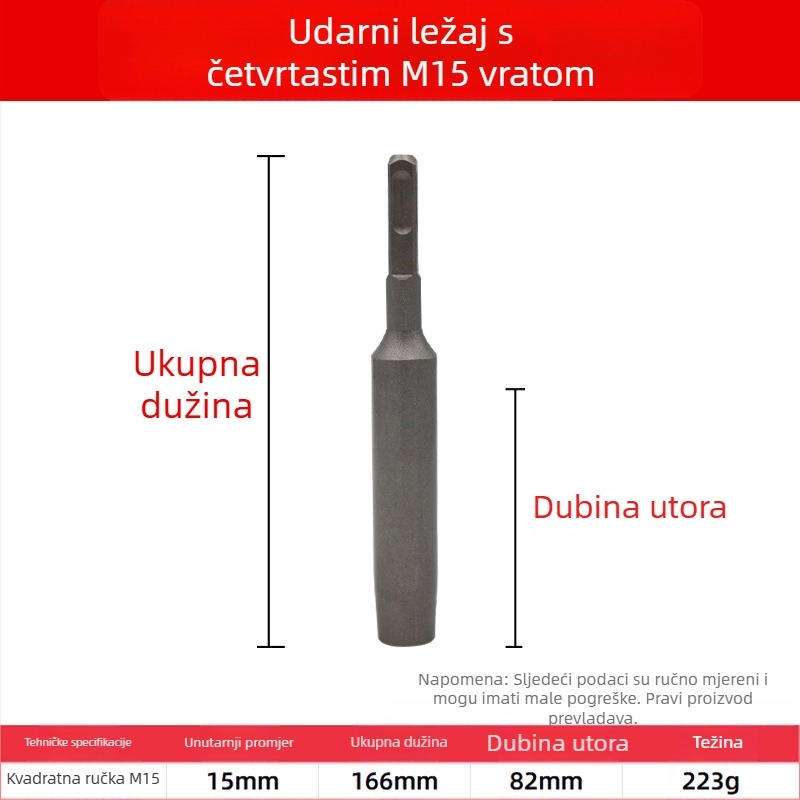 Krom čelični mehanički proširivač vijka – Perkusijsko kućište za ugradnju sidra, Nacionalni standard, 1-dijelni komplet, za popravak strojeva