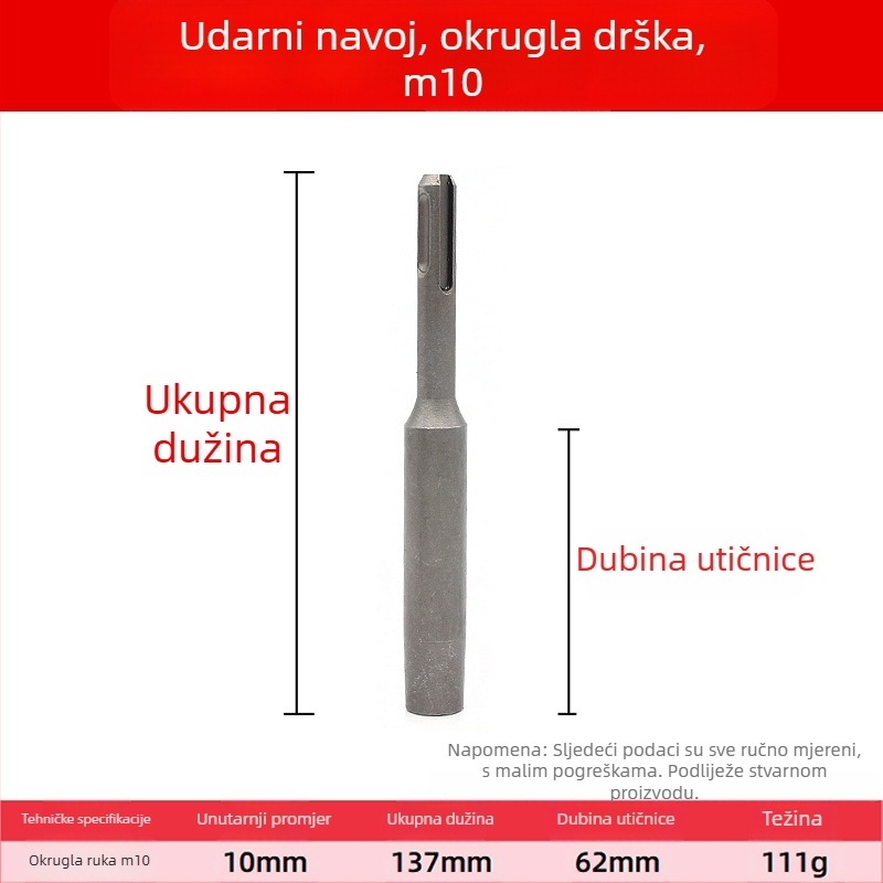 Krom čelični mehanički proširivač vijka – Perkusijsko kućište za ugradnju sidra, Nacionalni standard, 1-dijelni komplet, za popravak strojeva