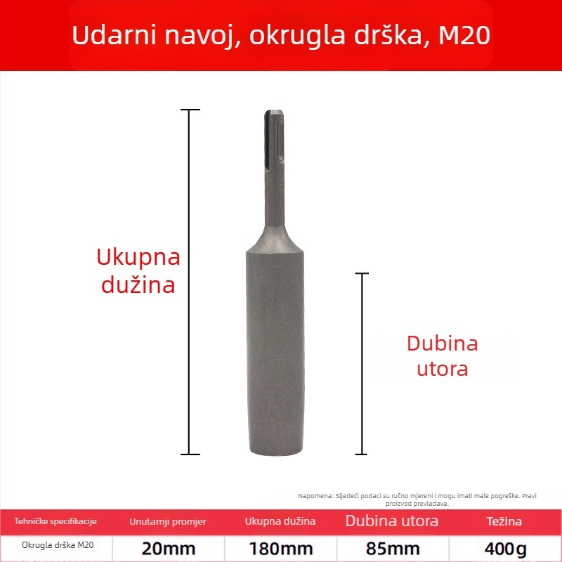 Krom čelični mehanički proširivač vijka – Perkusijsko kućište za ugradnju sidra, Nacionalni standard, 1-dijelni komplet, za popravak strojeva