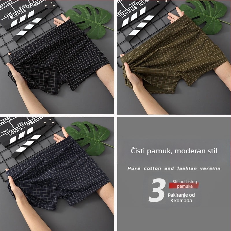 Nove muške pamučne bokserice, udoban kroj, prozračne za ljeto, u velikim veličinama