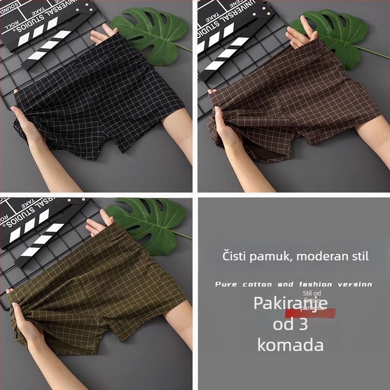 Nove muške pamučne bokserice, udoban kroj, prozračne za ljeto, u velikim veličinama