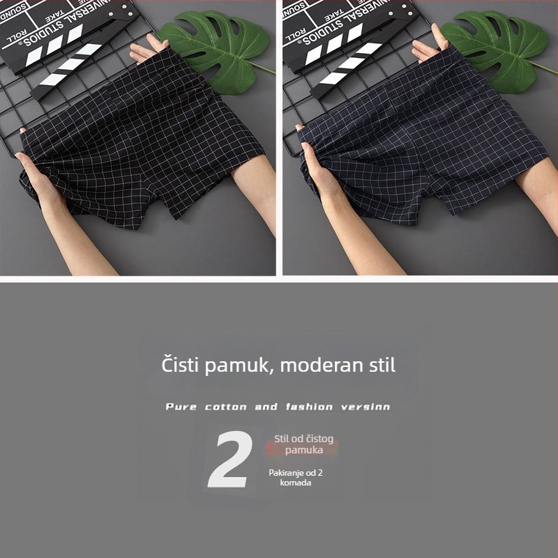 Nove muške pamučne bokserice, udoban kroj, prozračne za ljeto, u velikim veličinama