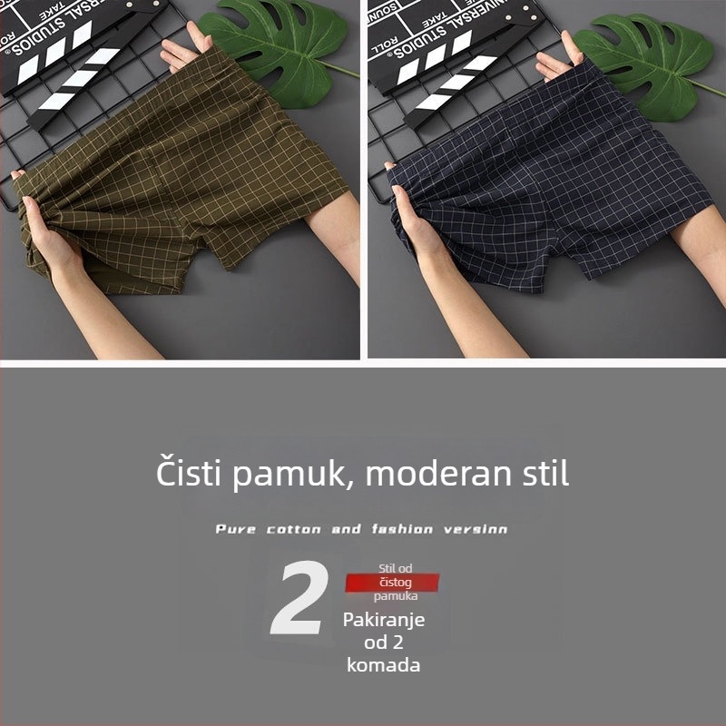 Nove muške pamučne bokserice, udoban kroj, prozračne za ljeto, u velikim veličinama