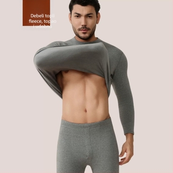 Parni termalni set donjeg i gornjeg rublja – 95% pamuk, fleece podstava od poliestera 80%, tkanina 750 g/m2, ekstra debela 401–500 g/m2, za mlade 18–40 godina.