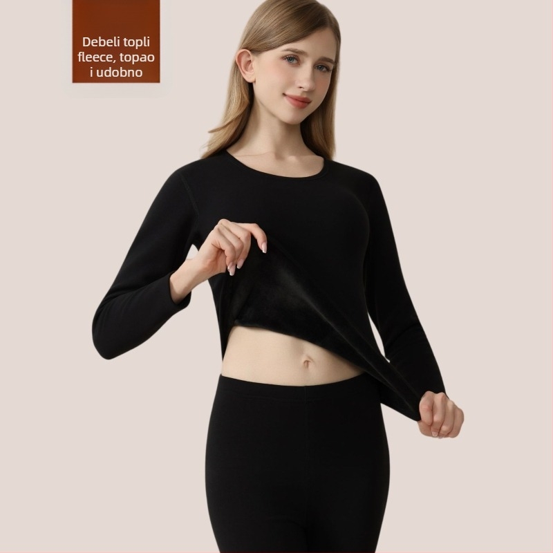 Parni termalni set donjeg i gornjeg rublja – 95% pamuk, fleece podstava od poliestera 80%, tkanina 750 g/m2, ekstra debela 401–500 g/m2, za mlade 18–40 godina.