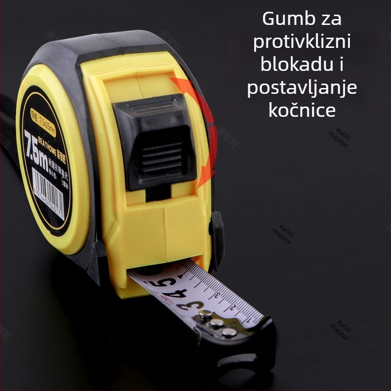 Home Craftsman Čelična mjeračka traka, otporna na padove, debela i tvrdo kaljena traka, nehrđajući kućište, 12 komada u kutiji