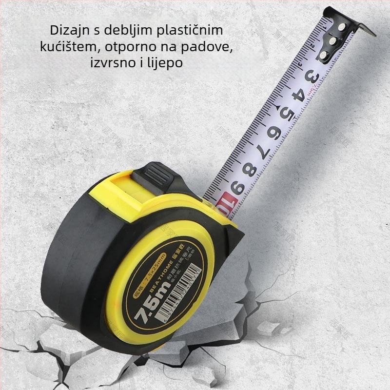 Home Craftsman Čelična mjeračka traka, otporna na padove, debela i tvrdo kaljena traka, nehrđajući kućište, 12 komada u kutiji