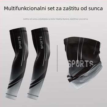 Ljetni zaštitni rukavi za ruke – prozračni Ice Silk s poliesterom i spandeksom, za vožnju biciklom i motociklom
