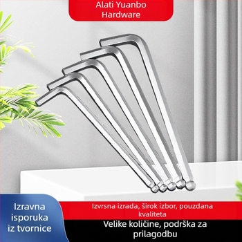 Set imbus ključeva s unutarnjim šesterokutom, L-oblik kuglične glave