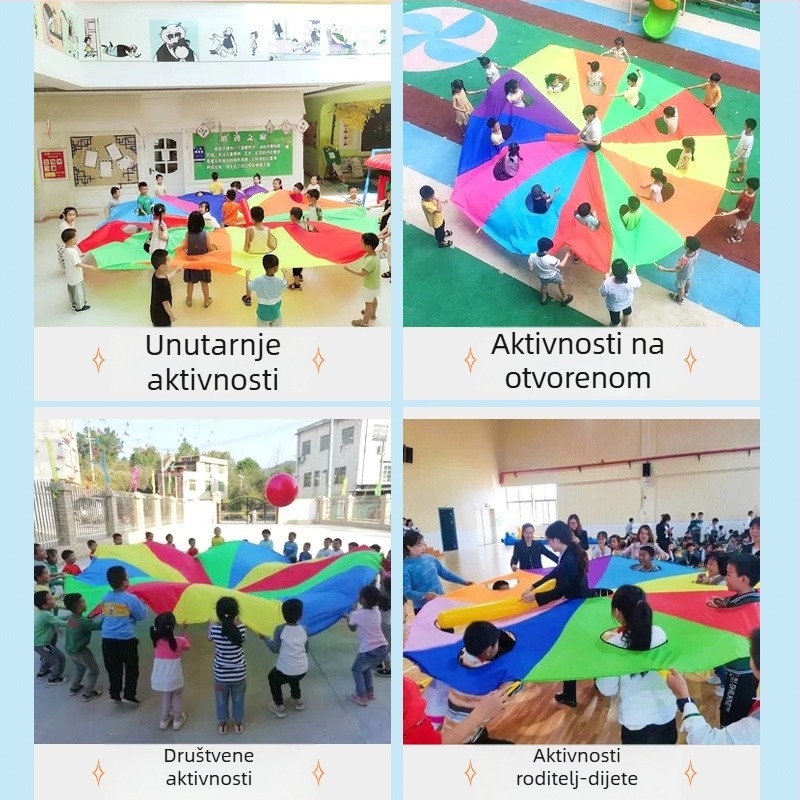 Whack-A-Mole igra za vrtić s osmerokutnim kišobranom — vanjska atletika i senzorna edukacija (Na skladištu • Starosna dob: Odrasli • Izdanja: ljeto 2021)