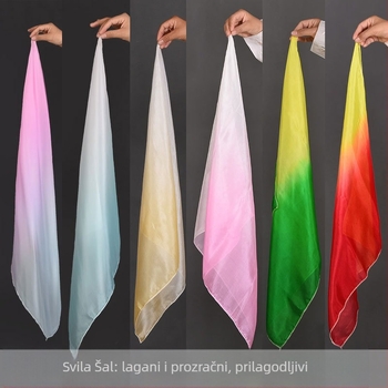 Svileni plesni šal — klasičan rekvizit za ples za odrasle, ljeto 2021