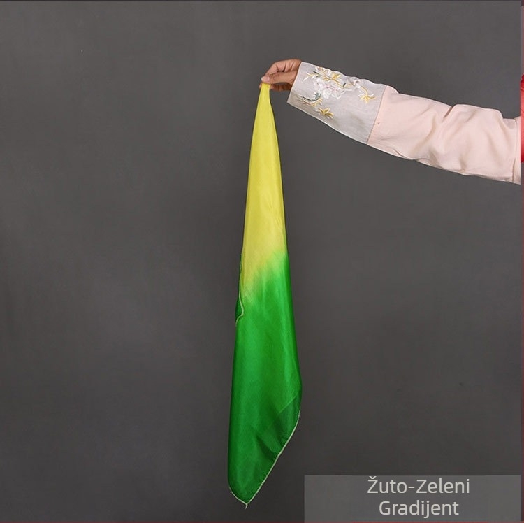 Svileni plesni šal — klasičan rekvizit za ples za odrasle, ljeto 2021