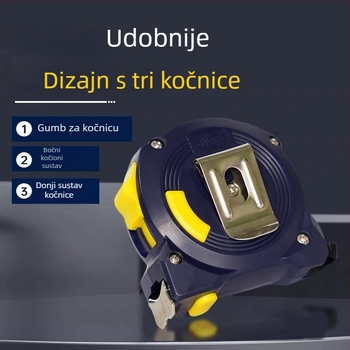 Great Wall Seiko mjerač trake – visoko ugljično čelik, s tri kočnice, Luban ravnalo