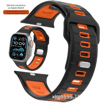 Silikonska narukvica za Apple Watch, moderan dizajn, 25 g, kopča s klikom, prilagodljive konfiguracije sučelja