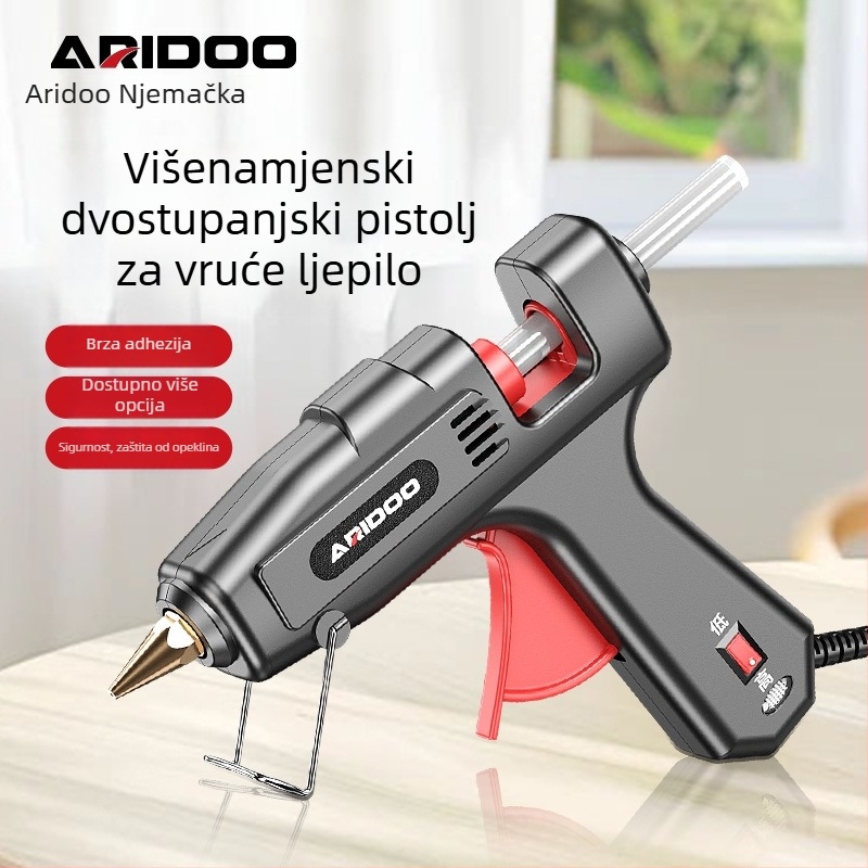Pistol za topljeno ljepilo, promjera 11 mm, snažan, ručni, za kućnu uporabu, Airuidun