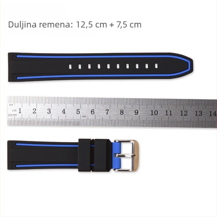 Zhuo Ying silikon narukvica za Samsung S3 pametni sat, univerzalni dizajn, težina oko 20 g, proljeće 2024 izdanje.