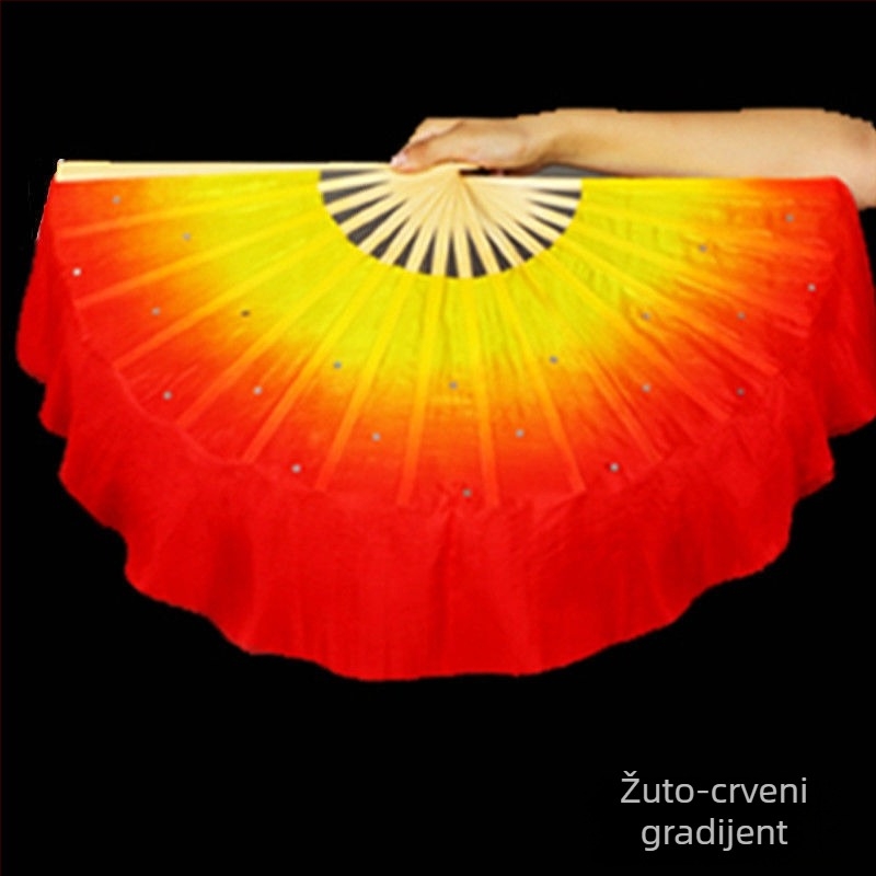 Plesni fan, dvostrani Yangko stil, lampion s cvjetnim bubnjem, za djecu, nastupi u vrtiću i osnovnoj školi; Marka: Other; Pušteno ljeto 2021