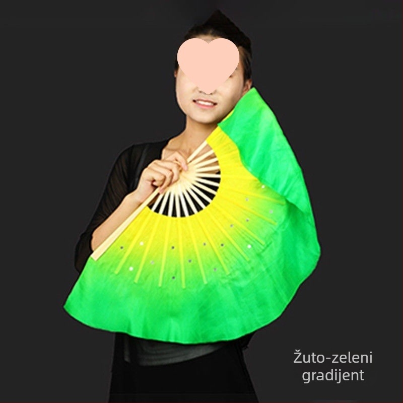 Plesni fan, dvostrani Yangko stil, lampion s cvjetnim bubnjem, za djecu, nastupi u vrtiću i osnovnoj školi; Marka: Other; Pušteno ljeto 2021