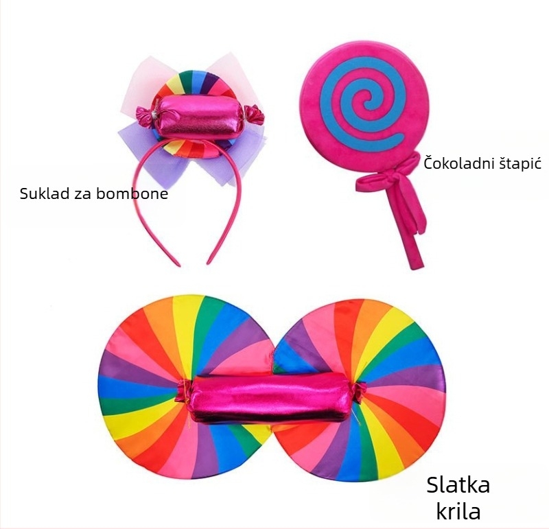 Set pribora za cosplay princeze za djecu, Zimsko izdanje 2022