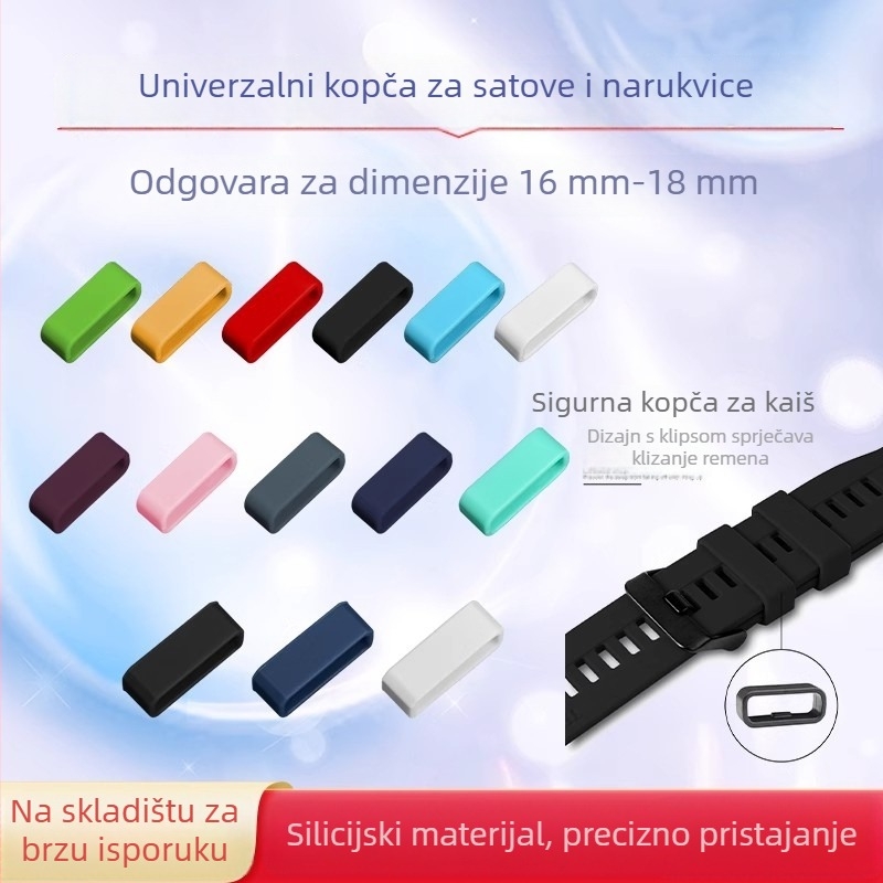 Silikonska narukvica s kopčom za Huawei B6/B7 i Xiaomi Mi Band 8/7 Pro – jednostavan stil