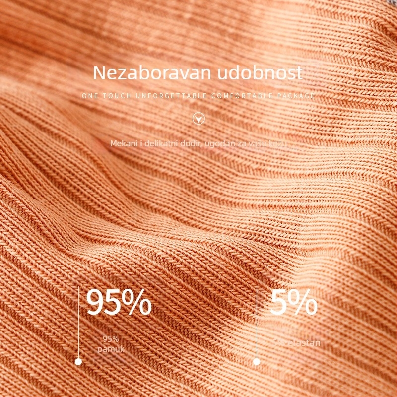 Muške pamukaste tange, prozračne, ribasto tkanje, niski struk, ljeto