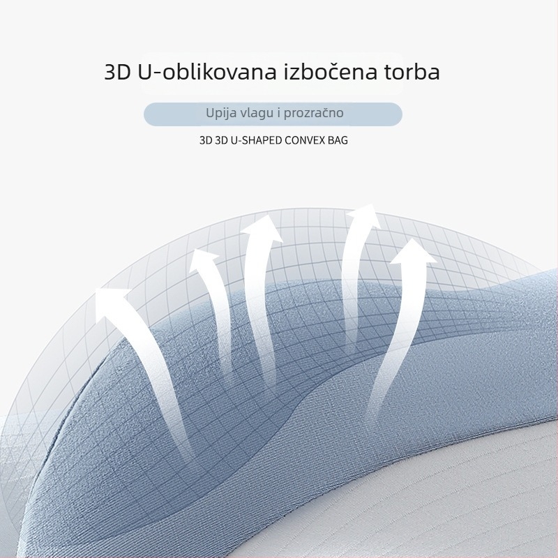 Set donjeg rublja za par: muške bokserice i ženske gaćice od pamuka, srednji struk, prozračan, brzo sušenje, antibakterijski
