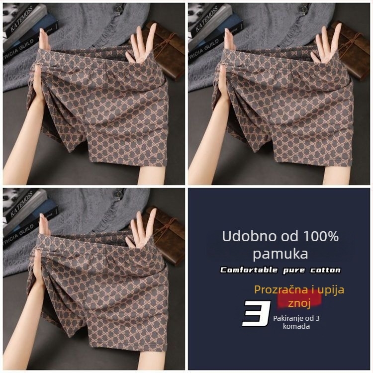 Muške pamučne bokserice, prozračne, srednje visine struka, 90–95% pamuka, proljeće