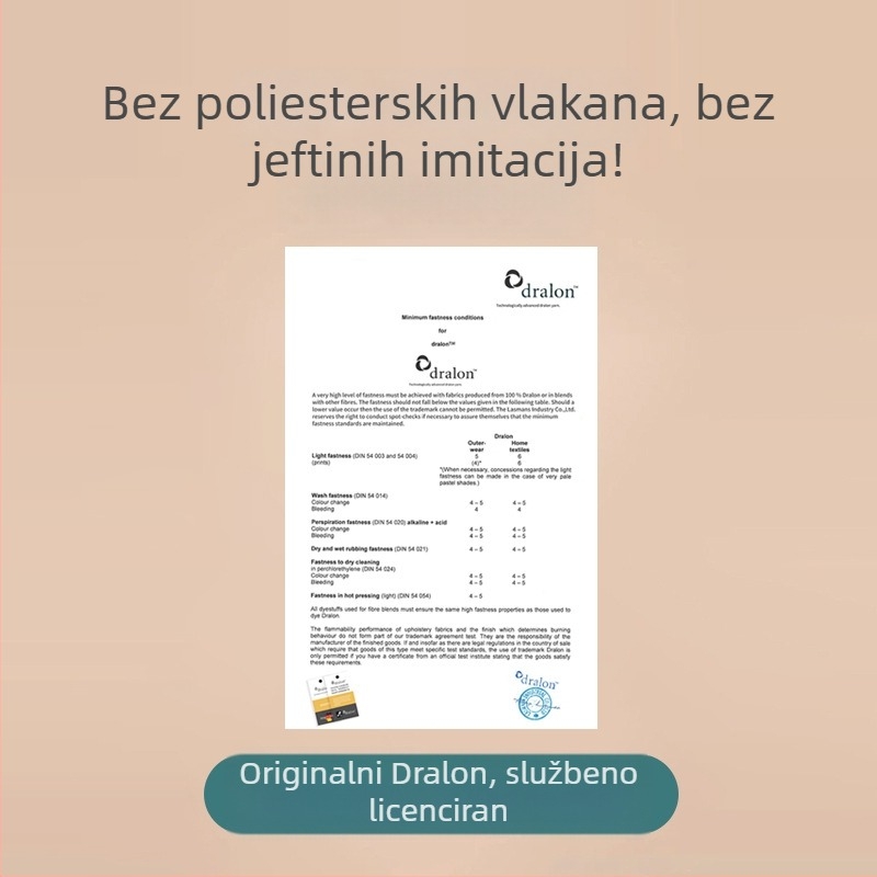 Ženski toplinski komplet Derong akril za jesen-zimu, dvostruki sloj, debljina 251–300 g/m², okrugli ovratnik, dugi rukavi, hlače