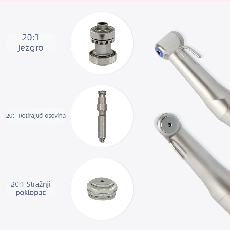 Stražnji poklop pogonske osovine za dentalni implantatni ručni alat, omjer 20:1, ubrzanje 1:5, dodatak X95L