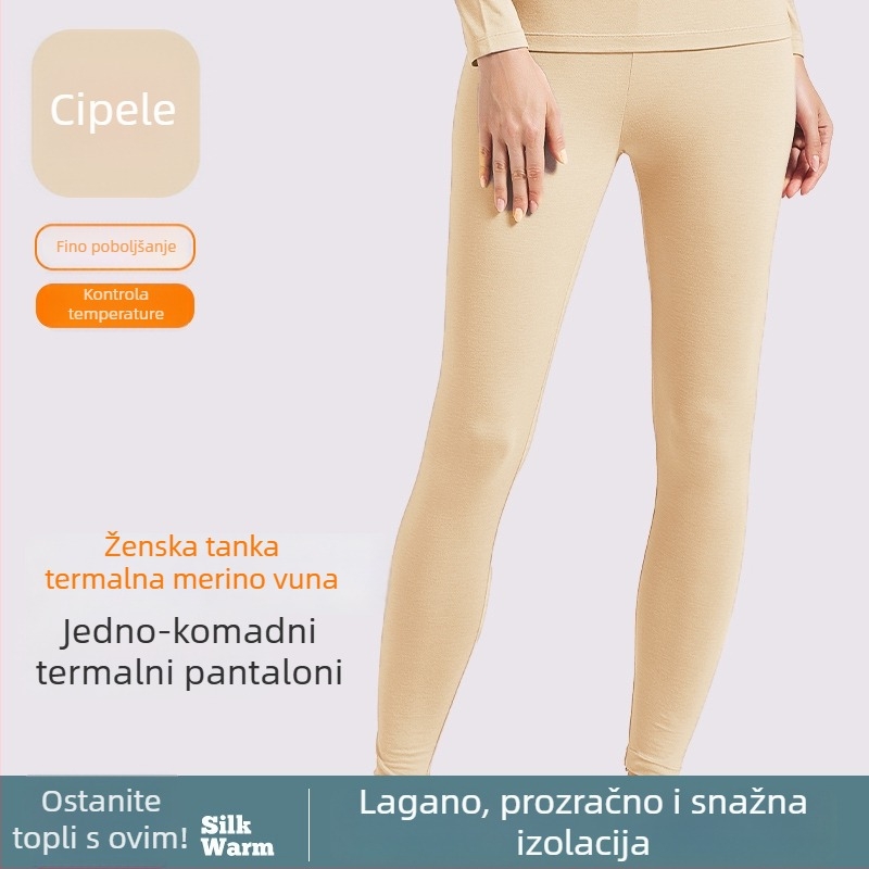 Termalni donji i gornji dio seta za jesen/zimu s funkcijom grijanja, sadržaj akrila 30–50%, gusta tkanina 251–300 g/m2, bez šavova
