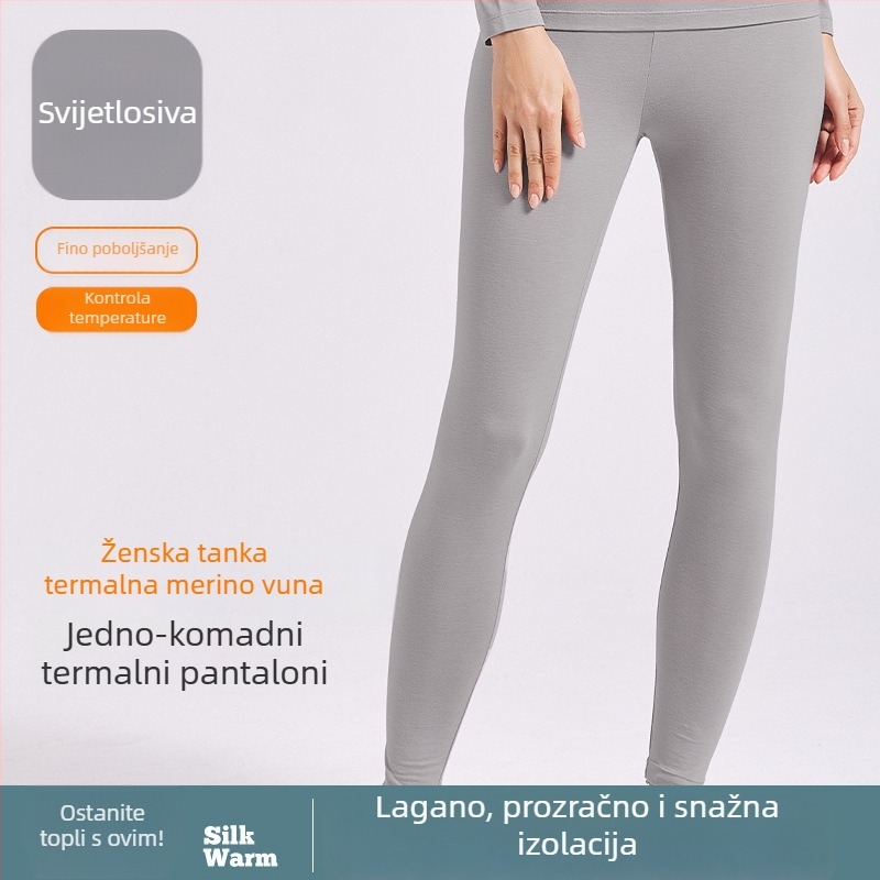 Termalni donji i gornji dio seta za jesen/zimu s funkcijom grijanja, sadržaj akrila 30–50%, gusta tkanina 251–300 g/m2, bez šavova