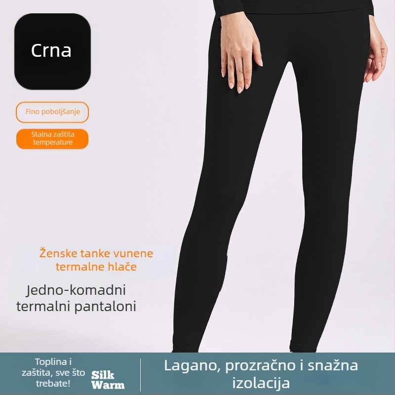 Termalni donji i gornji dio seta za jesen/zimu s funkcijom grijanja, sadržaj akrila 30–50%, gusta tkanina 251–300 g/m2, bez šavova