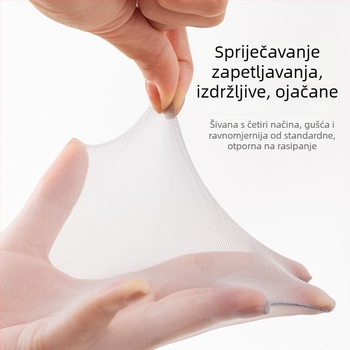 Ženske ultra-tanke velvet hulahopke s podizanjem stražnjice i zaštitom od zapetljavanja, jednofarbene, 30–50% viskoze