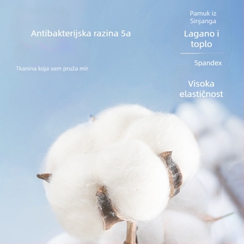Termalni osnovni set za parove: gornji dio s dugim rukavima i hlače, 90–95% pamuka, debljina 251–300 g/m², antibakterijski, toplo, jesen 2024