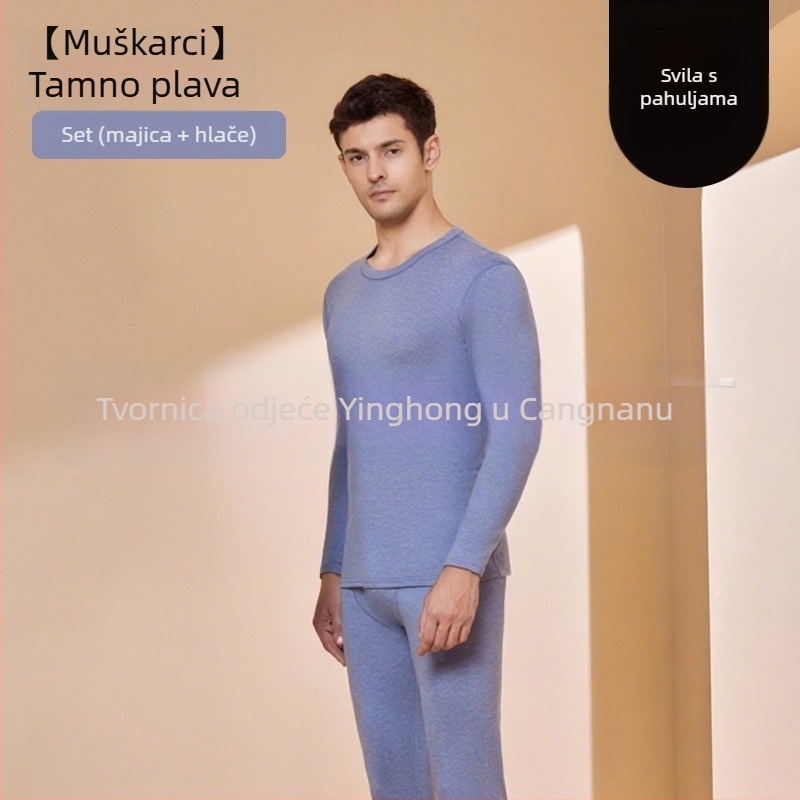 Unisex termalni set donjeg rublja za bazni sloj — prozračan, oblikovanje tijela, elastičnost, zadržava toplinu, bezšavni dizajn, poliester vlakno 201–250 g/m²