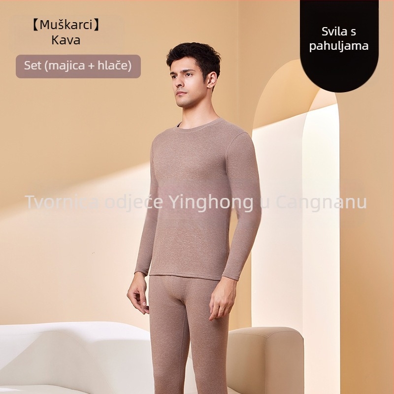 Unisex termalni set donjeg rublja za bazni sloj — prozračan, oblikovanje tijela, elastičnost, zadržava toplinu, bezšavni dizajn, poliester vlakno 201–250 g/m²