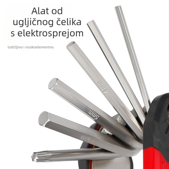 JetCool 16-u-1 set alata za popravak bicikla s hex završnim nastavcima, prilagodljiv, kombinirani paket, materijal elektroplatinirana čelična + ABS, licencirana privatna etiketa