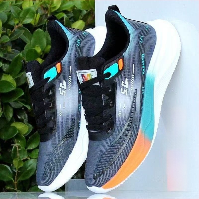 Unisex tenisice za trčanje, lagane i prozračne, gornji dio PU+mesh, EVA đon, vezanje