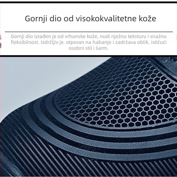 Muške tenisice za trčanje – ultra lagane, gornji dio od mikrovlaknaste kože, PU potplat s injekcijskom oblikovanjem, mrežasti unutarnji dio, prugasti uzorak