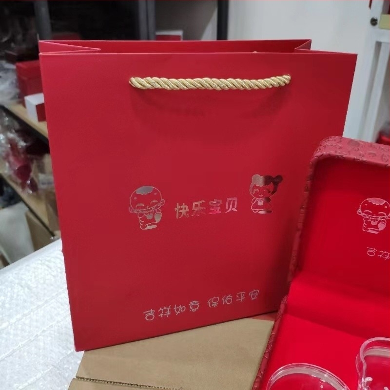 Kutija za poklon dječjih nakita s narukvicom i zatvaračem dugovječnosti, PU kožna ambalaža za nakit