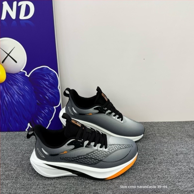 Unisex tenisice za trčanje s niskim profiliom, gornji dio od sintetičke kože, vezanje šnurkama, PU uložak