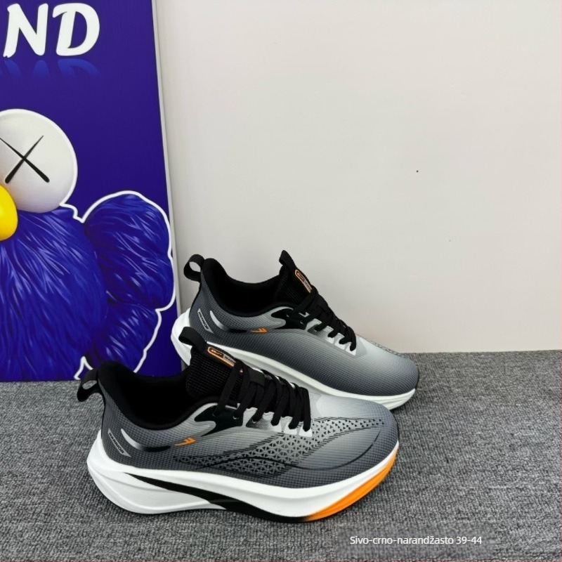 Unisex tenisice za trčanje s niskim profiliom, gornji dio od sintetičke kože, vezanje šnurkama, PU uložak