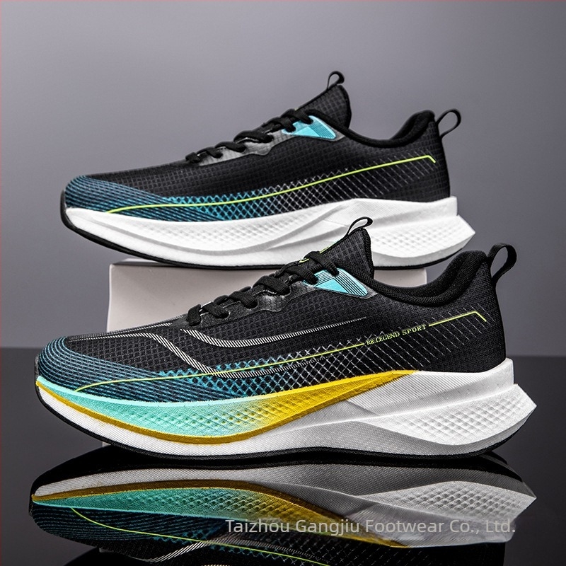 Tenisice za trčanje s Flyknit gornjim dijelom, PU uložak, vezanje, visina pete 3-5 cm