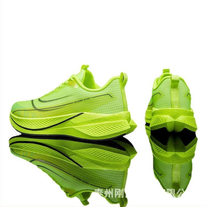 Tenisice za trčanje s Flyknit gornjim dijelom, PU uložak, vezanje, visina pete 3-5 cm