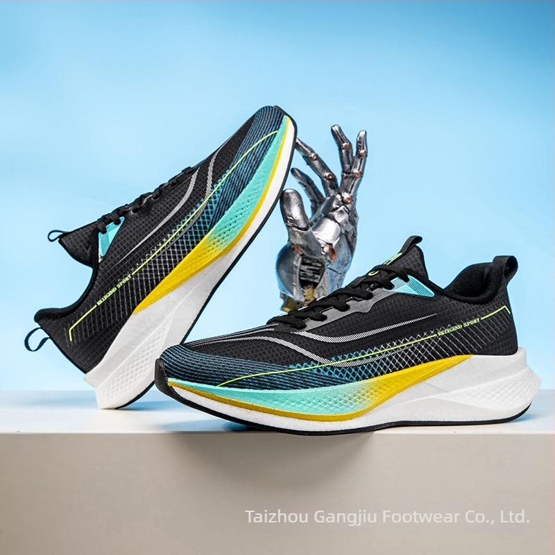 Tenisice za trčanje s Flyknit gornjim dijelom, PU uložak, vezanje, visina pete 3-5 cm