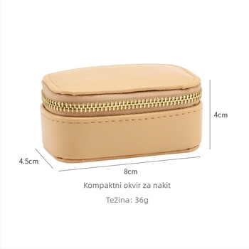 Kutija za nakit NL2023-003, materijal cortex, čvrsta