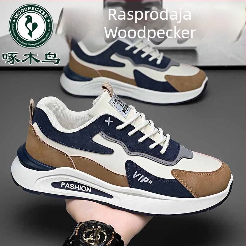 Muške mrežaste trkačke tenisice s vezanjem, protuklizna potplat, otporne, EVA uložak