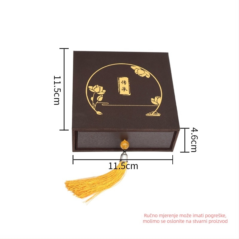 Kutija za nakit s ladicom – platno, podrijetlo Dongguan, kutija za pakiranje, pakiranje nakita